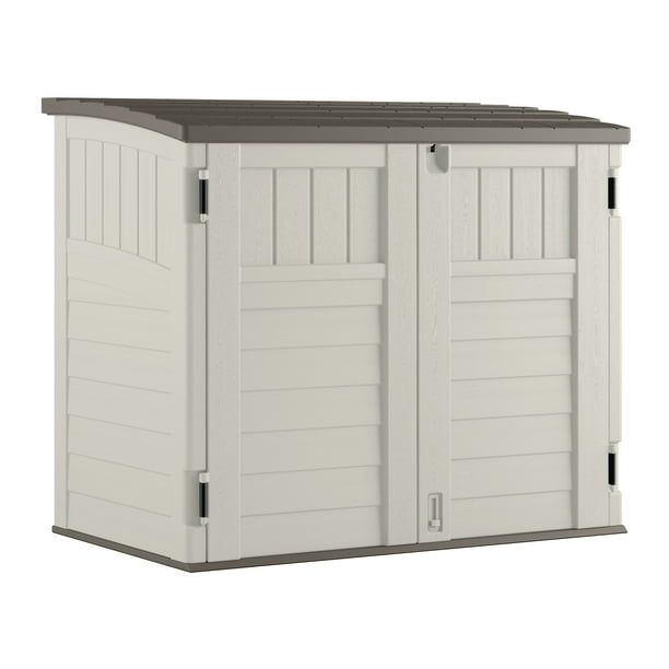 Horizontal Outdoor Resin Storage Shed, Suncast Outdoor Storage Shed 7×7