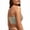 Beige, variant on Women's Plus Size Solid Bandeau Bikini Top Strapless High Cut Swimwear for Pool Beach Purple L