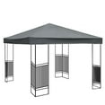 thumbnail image 2 of Replacement Canopy Top Cover for 10'X10' Gazebo Top, Single Tiers for Outdoor Garden Patio Pavilion Sunshade, 2 of 6