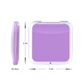thumbnail image 3 of Espejo compacto SANTOO morado plegable con aumento 15X, 3 of 7