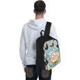 thumbnail image 6 of The Loud Anime House Backpack with Large Capacity Laptop Backpack Business Daypack Adjustable Shoulder Strap Bookbag 16.5 inch, 6 of 8