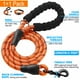 thumbnail image 2 of Set de collar y correa para perros Ladoogo, neopreno reflectante, naranja, 2 of 7