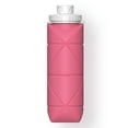 thumbnail image 1 of 600mL Collapsible Water Bottle Foldable Water Bottle Lightweight Reusable BPA Free Silicone Leak Proof Water Bottle for Hiking Travel Outdoor Sports Running, 1 of 8