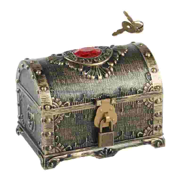 perfeclan Adventurous Treasure Box Pirate Treasure Box Props perfeclan Adventurous Treasure Box Pirate Treasure Box Props