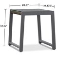 thumbnail image 4 of Real Flame Table d'Appoint de Patio en Aluminium Calvin Gris (Ensemble de 2), 4 of 5