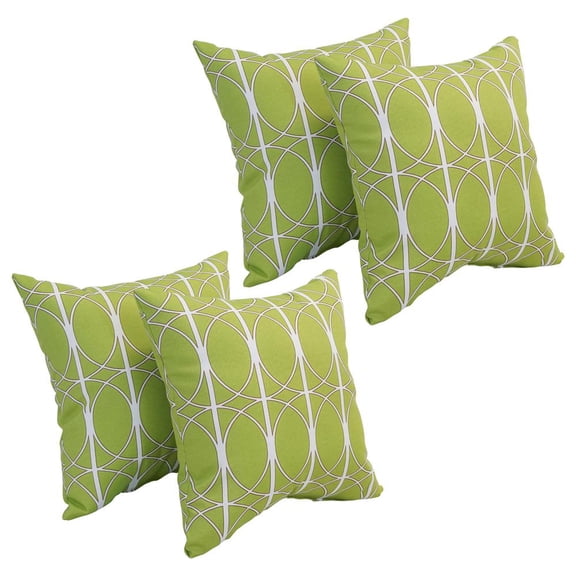 17-inch Square Polyester Outdoor Throw Pillows (Set of 4) 9910-S4-OD-169