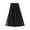 Black, variant on IROINNID tail Elastic Waist Skirt For Women Pleated Leisure Dancing Skirt Solid Color Skirt