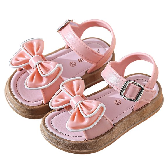 CAIXIA Girls Sandals Size 3 Girls Summer Sandals For Outdoor Comfort Lightweight Breathable Casual Walking Shoes Toddler Kids Ages 2 10,7.5-8 Years