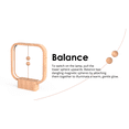 thumbnail image 5 of Heng Balance lamp Square Portable Wood, Switch in mid-air, USB-C LED Table lamp, Magnetic Desk lamp, Warm Eye-Care Lamp, Contemporary Modern Soft Light, Office, Home (REAL WOOD), 5 of 9