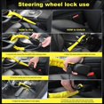 thumbnail image 2 of Steering Wheel Locking Device Steering Wheel Lock Tool, Universal Steering Wheel Lock Strap for Car Truck SUV Golf Cart, 2 of 5