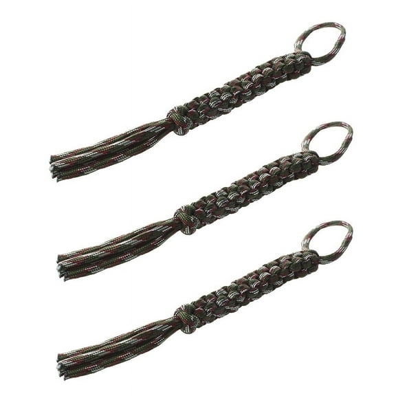 3X Digital Camo Paracord Square Weave Knife Lanyard