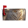 thumbnail image 2 of Lsque Golden White Tiger Mailbox Cover Standard Size ,Magnetic Mailbox Covers Post Wraps Letter Box Cover -21x18 in, 2 of 9