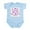 Sky Blue, variant on - I Was Totally Worth The Wait Infant Bodysuit - Baby Light Bodysuit, Size Newborn - 24 Months
