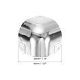 thumbnail image 2 of Uxcell 8 Pack Decorative Box Corner Cover, 29mm Metal Edge Guard, Furniture Corner Edges Protector, Silver, 2 of 6