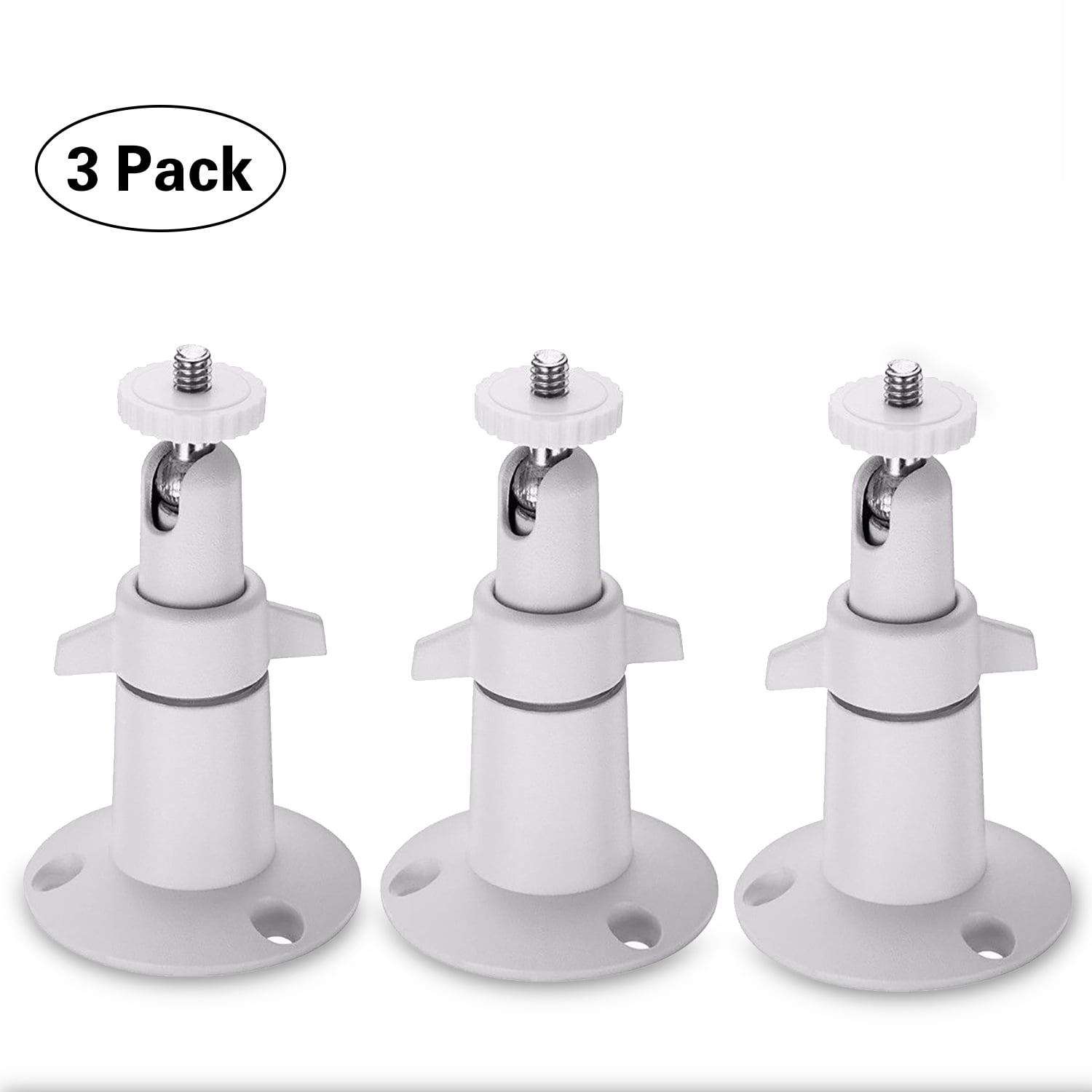 White 4pcs Adjustable Wall Ceiling Mount Stand Holder Bracket for Arlo Pro Security CCTV Camera 