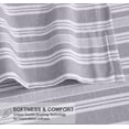 thumbnail image 4 of RUVANTI Flannel Sheets Split King Size - 100% Cotton Brushed Split King Bed Sheets Set - Deep Pockets 16 Inches - All Seasons Breathable & Extra Soft - Warm & Cozy, 5 Pieces, Grey Lining, 4 of 6