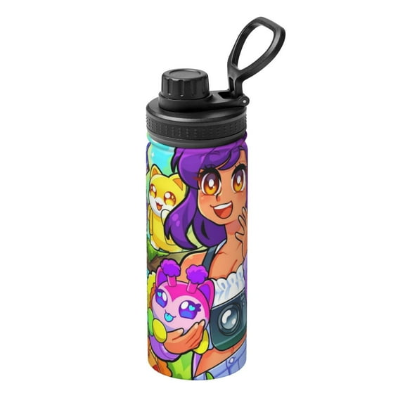 Aphmau Insulated Cups With Handle, Sports Water Kettle, Water Bottle Insulated 18oz