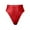 002_Red, variant on Sexy Lingerie for Women Ice Silk Mid Waist Bikini Thong Thin Transparent Seamless Panties Women's Intimates Green