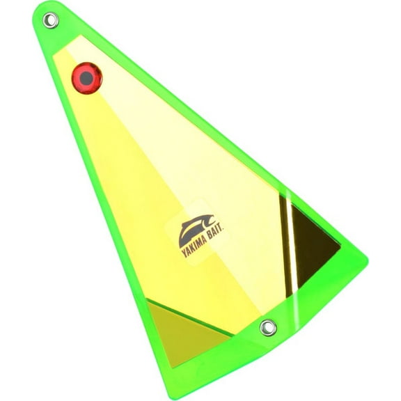 Yakima Bait Meduim Fish Flash (8"), Green Machine