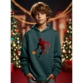 thumbnail image 3 of Mikrdoo 5Y-14Y Boys Tops Cool Basketball Player Print Long Sleeve Pullover Hoodie Spring Autumn Casual Sweatshirt, 3 of 8