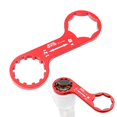 thumbnail image 1 of pitrice Bike Bicycle Front Fork Caps Wrench Aluminum Alloy for XCT RST XCR Red, 1 of 8
