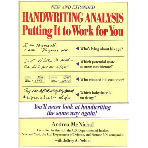 Handwriting Analysis: Putting It to Work for You, (Paperback)
