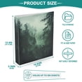 thumbnail image 3 of FORMRS 3 Ring Binder 1.5 inch with Pockets Set of 2 Clip Board 200 Sheets Capacity, Green Forest, 3 of 8