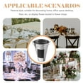 thumbnail image 4 of SHOWERORO 1Pcs Tall Florist Bucket Metal Flower Tub Galvanized Iron Waterproof Home Decoration Florists, 4 of 4