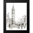 thumbnail image 2 of Harper, Ethan 12x14 Black Modern Framed Museum Art Print Titled - Pen and Ink Travel Studies II, 2 of 5