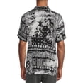 thumbnail image 2 of No Boundaries Men's and Big Men's Printed Button-Front Shirt with Short Sleeves, 2 of 2