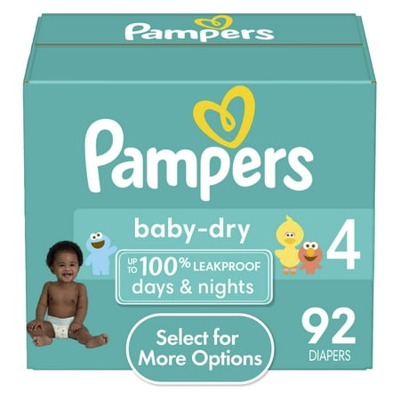 UPC: 0037000862246 | Pampers Baby Dry Diapers Size 4 92 Count (Select for More Options)