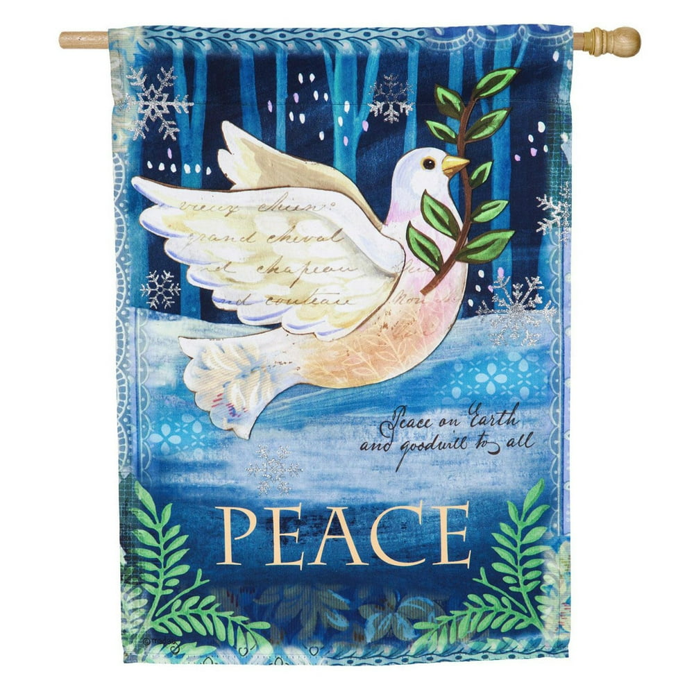 Peace Dove House Flag