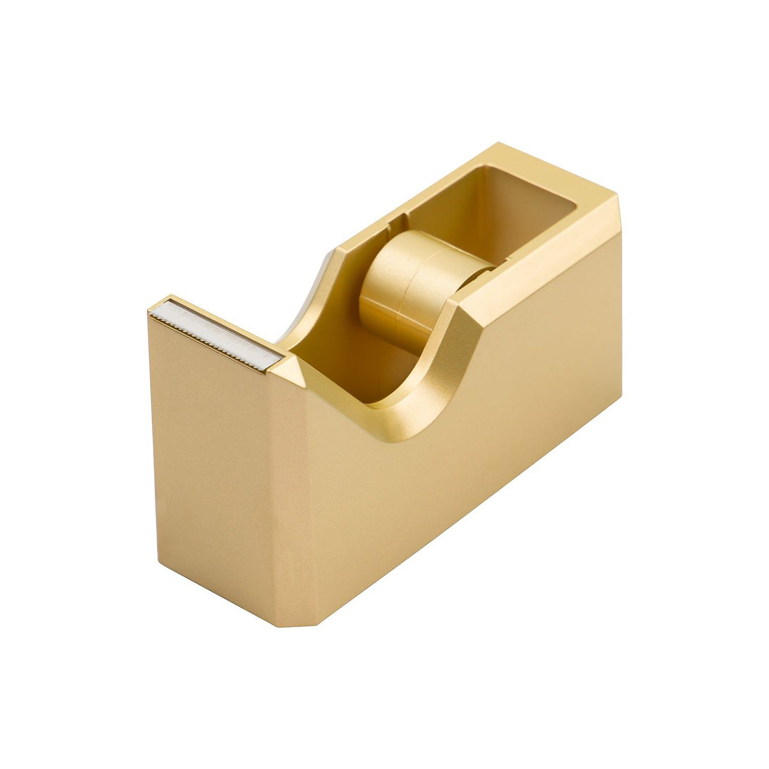 JAM PAPER Desk Trio Pack Gold Stapler Tape Dispenser & Pen Holder 3/Pack 337841GO