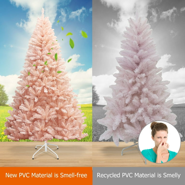 7ft pink sales christmas tree