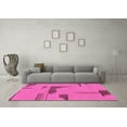 thumbnail image 3 of Ahgly Company Indoor Rectangle Abstract Pink Modern Area Rugs, 8' x 12', 3 of 4