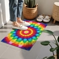 thumbnail image 4 of Rainbow Tie Dye Circular Pattern Door Rugs,Washable Non Slip Door Mats Indoor,Decorative Door Mats,Entry Mat Indoor for Entrance,Bedroom,Kitchen,Bathroom,16"x24", 4 of 6