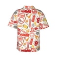 thumbnail image 3 of Goofa Firefighter Icons Hawaiian Shirt for Men, Unisex Summer Beach Casual Short Sleeve Button Down Shirts,Aloha Tropical Floral print shirt-Small, 3 of 9