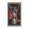 thumbnail image 2 of St. Michael Blue Police Badge Necklace Chain with Prayer Card, 2 of 2