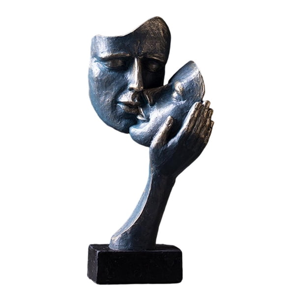 s creativas hogar decoración curvada mi Gloria Figura cara abstracta