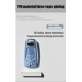 thumbnail image 3 of Key Fob Cover Fit for Audi A4 Q7 Q5 TT A3 A6 SQ5 R8 S5 Smart Remote Key Fob,TPU Key Case with Silver Edge, 3 of 6