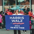 Kamala Harris 2024 Flag Tim Walz Waltz I‘m With Them Kamala Harris