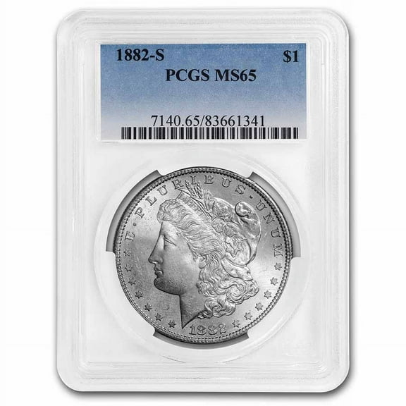 1882-S Morgan Dollar MS-65 PCGS