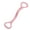 Pink, variant on Koiauber Silicone Figure 8 Resistance Band Men Women Arm Shoulder Stretch Strength Training Exercise Elastic Strap Fitness Tension Rope