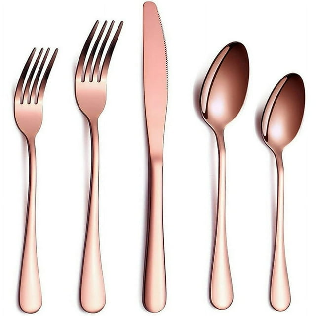 Flatware Set Stainless Steel Flatware Service Tableware Cutlery Include Knife/Fork/Spoon Mirror Polished Dishwasher Safe