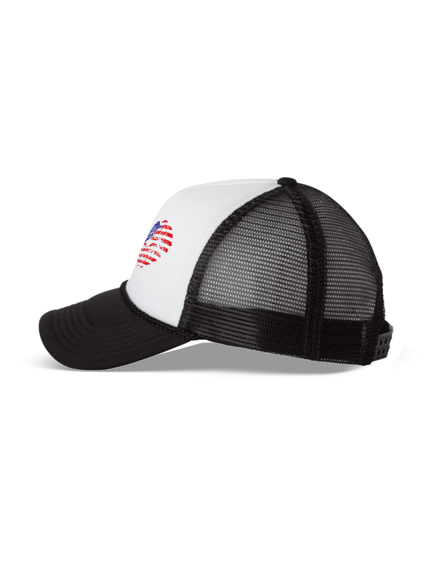 Awkward Styles American Lips Trucker Hat USA Flag Hats for Women Men USA Gifts American Flag Hat USA Baseball Cap Patriotic Hat American Flag Men Women 4th of July Hat 4th of July Accessories - image 3 of 6