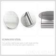 thumbnail image 3 of ifundom Burger Meat Pressing Mold Round Burger Press Stainless Steel 1Pcs BBQ Tool, 3 of 8