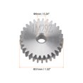 thumbnail image 3 of Uxcell Straight Spur Gear 6mm Inner Aperture 29T 1 Module 45# Steel Motor Gear, 3 of 5