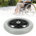 thumbnail image 3 of Roues de Fauteuil Roulant Durables Grises, Roues en Caoutchouc pour Fauteuil Roulant Manuel pour Personnes Âgées, 3 of 8