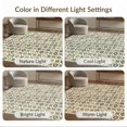 thumbnail image 7 of ODIKA 6'x9' Washable Area Rug Easy Care, Non-Shedding, Vintage Allover Lattice Geometric Border Faded Detail Oushak Flowing Dynamic for Queen Size Bedroom Under Bed Master Suite, 7 of 7