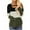 Green, variant on gakvbuo Fall Plus Size Tunics Fall Outfits for Womens Leopard Print Color Block Long Sleeves Cutout Choker Tops Scoop Neck Casual Loose Fit Blousestops Pullover Sweatshirts